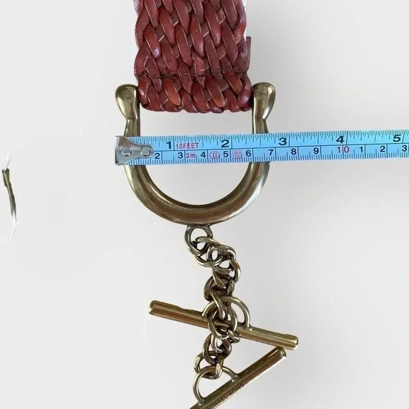 Micheal Kors brown woven leather belt - Picture 9 of 9